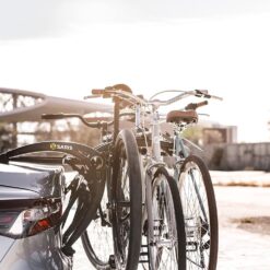 Saris Bones 3-Bike Trunk Rack Bicycle Carrier, Durable, Rust-Free, Anti-Sway Straps, Fits Most Vehicles