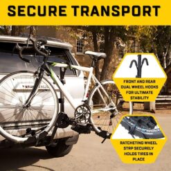 Saris All Star 2 Bike Hitch Rack with Secure & Easy to Load Platform