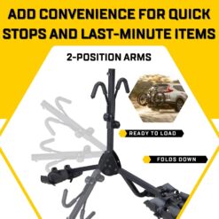 Saris All Star 2 Bike Hitch Rack with Secure & Easy to Load Platform
