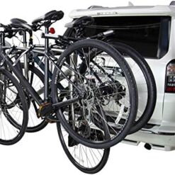 Saris Bike Rack, Grand Slam Hitch Car Rack, Universal Hitch, Hatch Access, Carries 4 Bicycles, Black