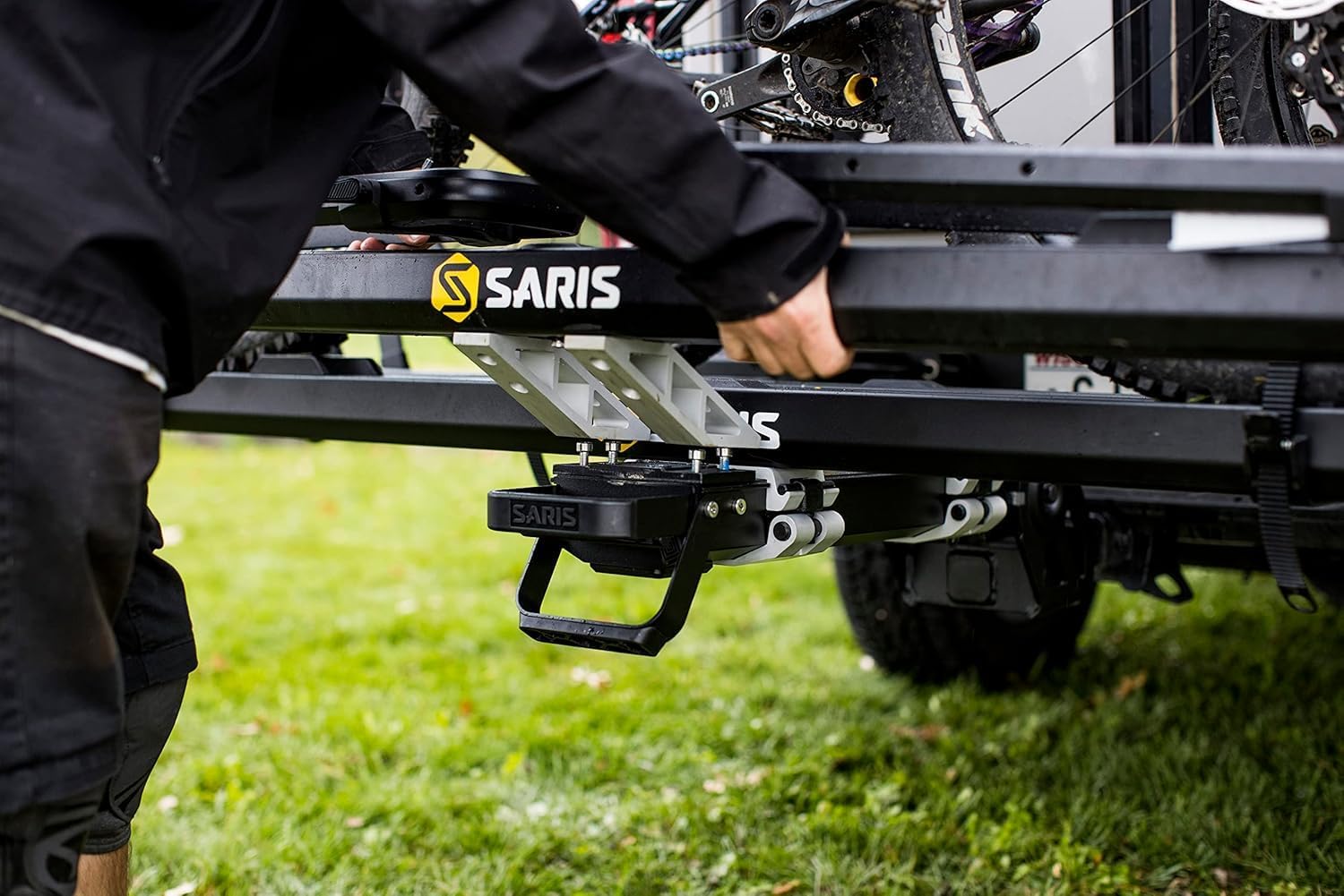 Saris MHS Bike Carrier Modular Hitch System for Cars, Trucks and SUVs, Precision Machined Aluminum Bike Rack