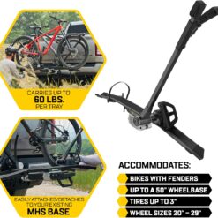 Saris MHS UNO Single Arm 1-Bike Tray