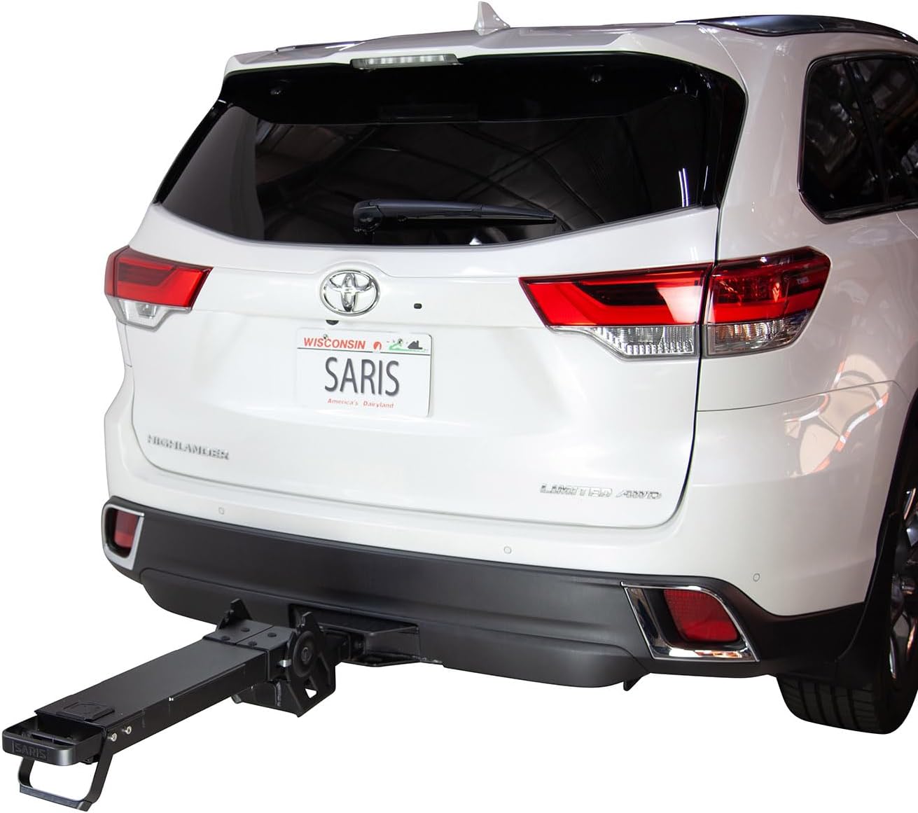 Saris Bike Racks, MHS 2+1 Universal Hitch Base, Fits 2" Hitch, Holds 2 Bikes, + 1 Additional Add On