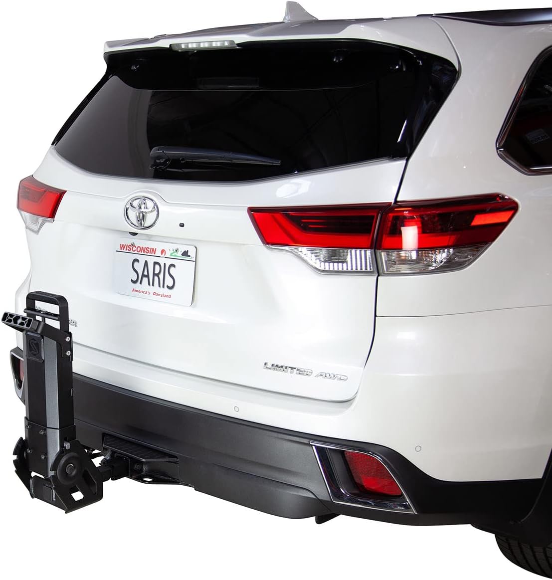 Saris Bike Racks, Modular Hitch System Base, MHS 1+1 Universal Hitch Base, Fits1.25 and 2" Hitch, Holds 1 Bike on Base +1 Additional Add On