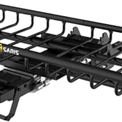 Saris MHS Cargo Basket Tray Modular Hitch System for Cars, Trucks and SUVs, Precision Machined Aluminum and Steel.