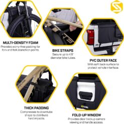 Saris Tailgate Pad – Water Resistant Padded Tailgate Pad for Carrying 6 Bikes on Trucks