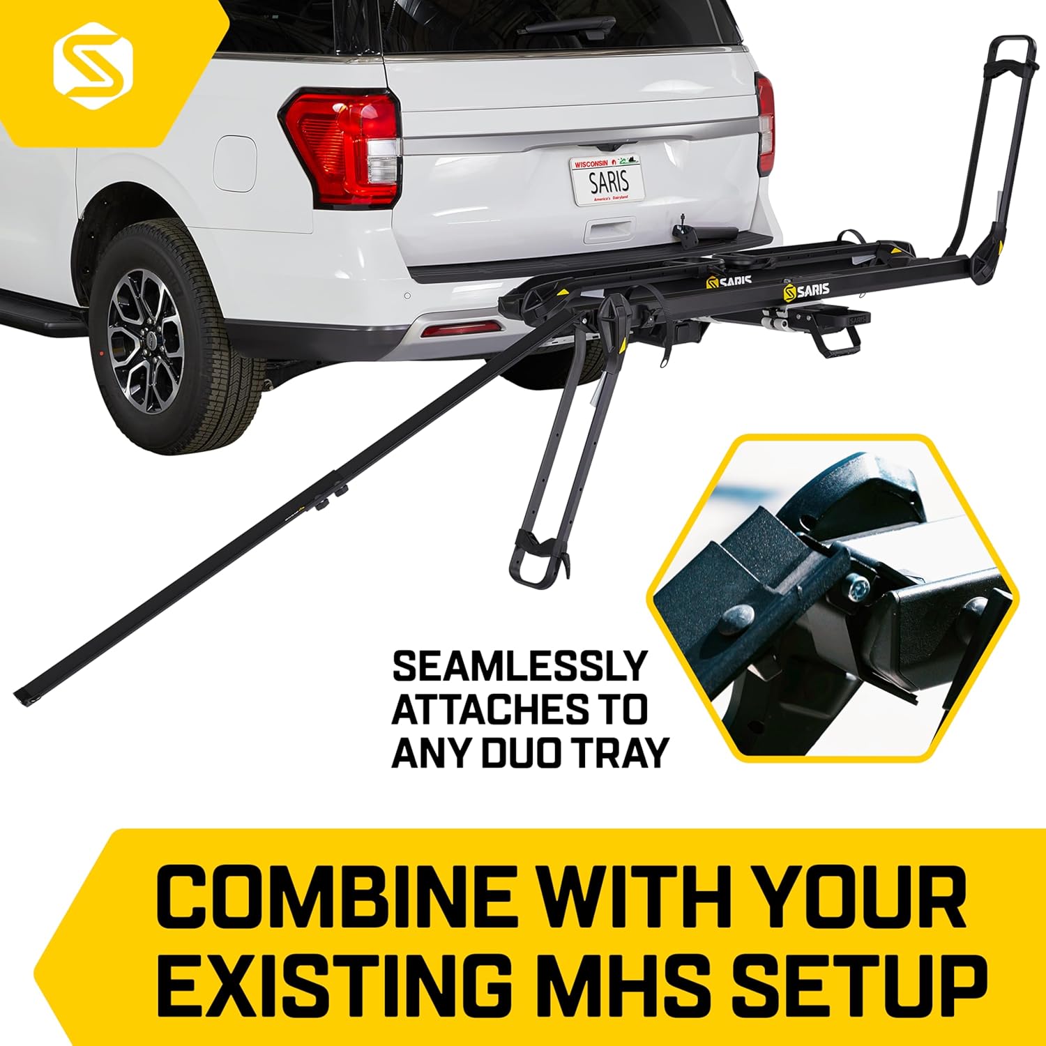 Saris MHS Ramp for Duo Tray Style Hitch Rack - 2" Receiver - 4' Long - 80 lb Capacity