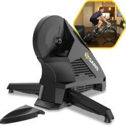 Saris - H3 Series Smart Indoor Bike Trainer, Quietest Ever at 59 dB, Compatible with 12-Speed Drivetrains, Includes Virtual Training App Subscription