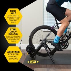 Saris M2 Smart Indoor Electromagnetic Resistance Bike Trainer, Compatible with Zwift App