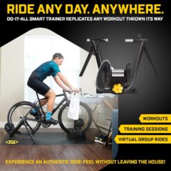 Saris M2 Smart Indoor Electromagnetic Resistance Bike Trainer, Compatible with Zwift App