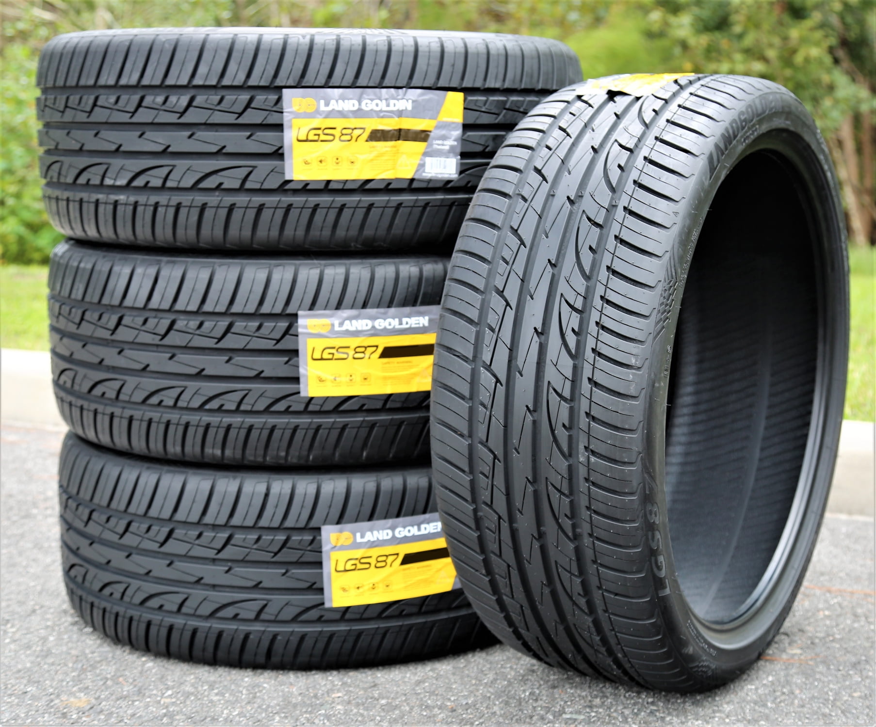 Set of 4 Landgolden LGS87 275/40ZR20 275/40R20 106W XL High Performance a/s All Season Tires