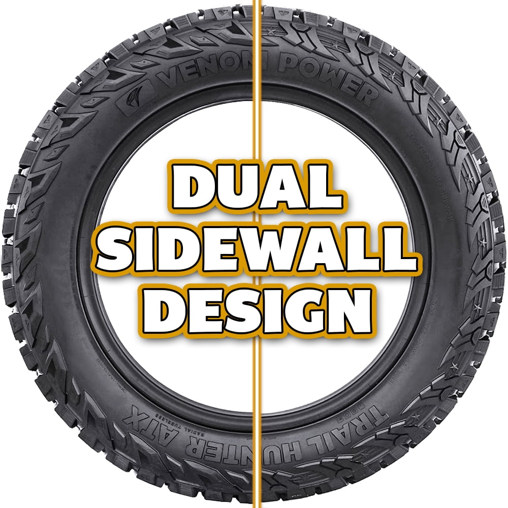 Venom Power Trail Hunter ATX 33X12.50R20 119Q F 12 Ply a/t All Terrain Light Truck Tire