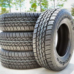 Set of 4 Accelera Omikron A/T 235/75R15 116/113Q E 10 Ply All Terrain Light Truck Tires