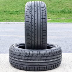 Pair of 2 (TWO) Accelera Phi-R 245/40R17 ZR 95W XL A/S High Performance Tires Fits: 1990-92 Ferrari F40 Base
