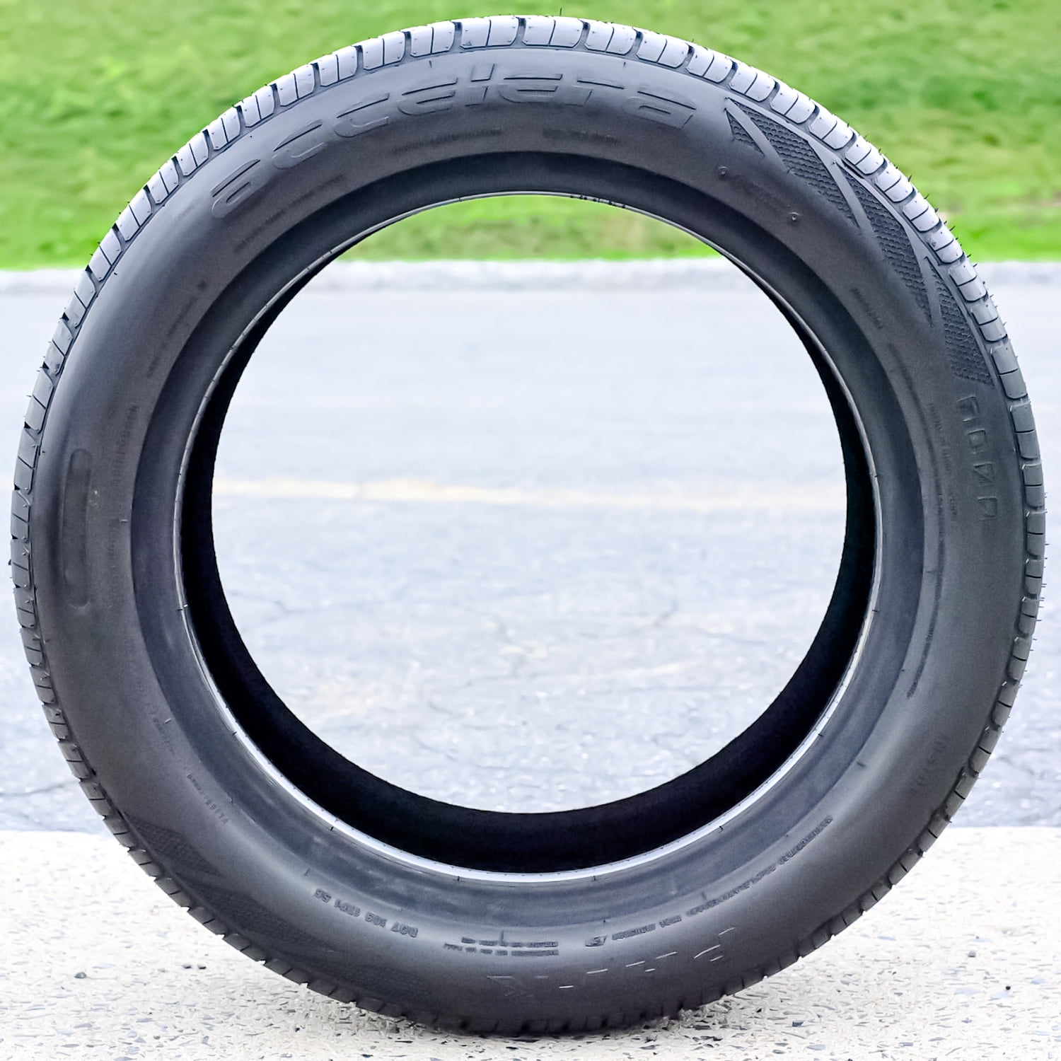 Pair of 2 (TWO) Accelera Phi-R 245/40R17 ZR 95W XL A/S High Performance Tires Fits: 1990-92 Ferrari F40 Base