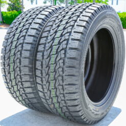 Set of 4 Accelera Epsilon AT 285/55R20 122/119R E 10 Ply a/t All Terrain Light Truck Tires