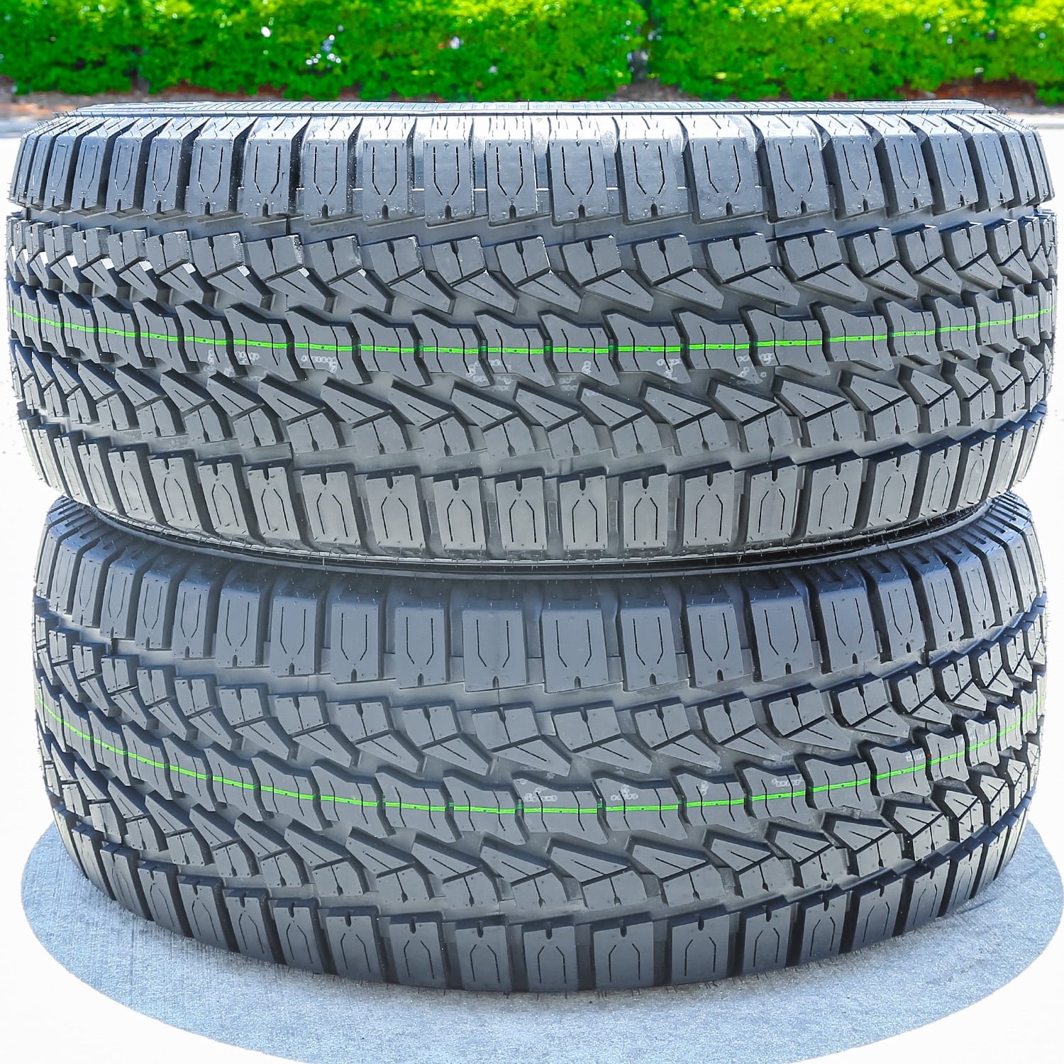 Set of 4 Accelera Epsilon AT 285/55R20 122/119R E 10 Ply a/t All Terrain Light Truck Tires