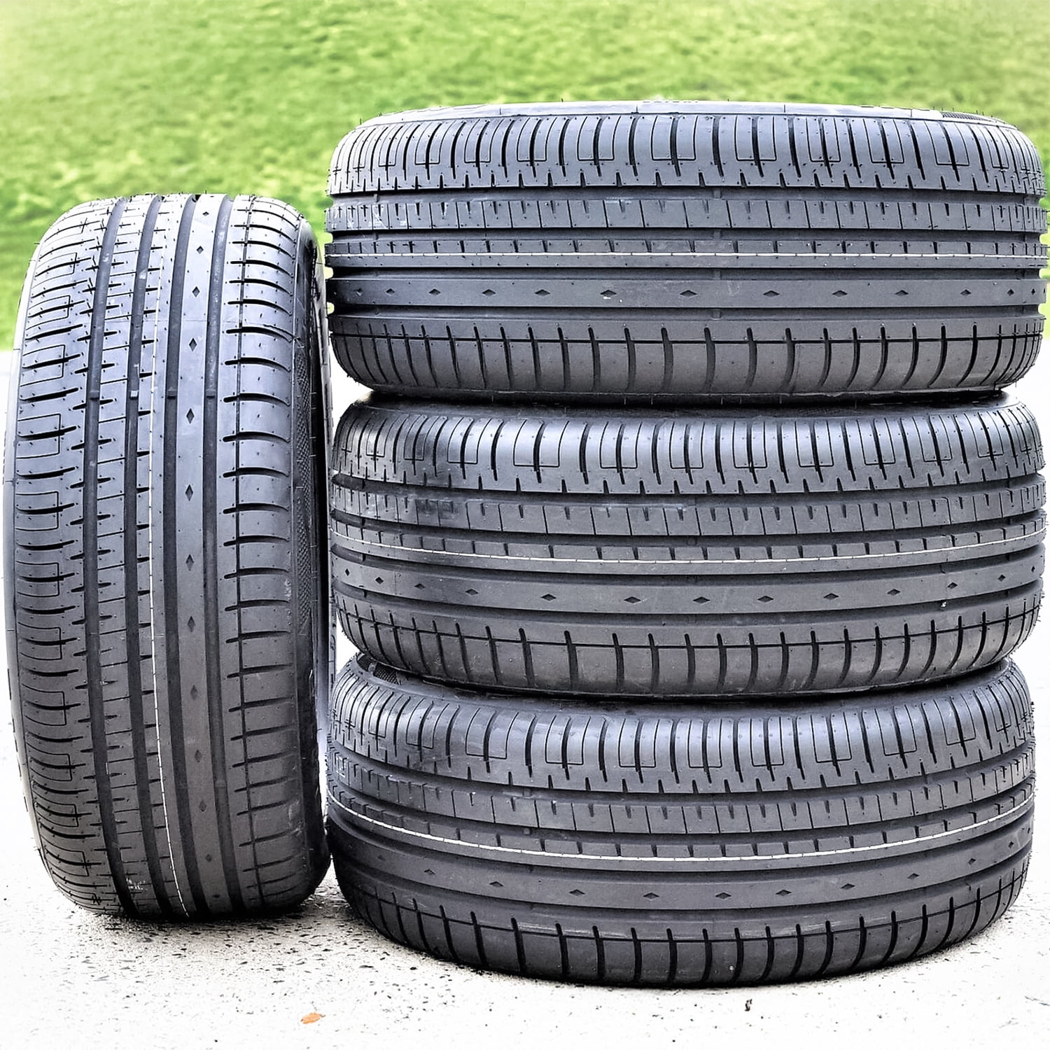 Set of 4 Accelera Phi-R 225/35ZR17 225/35R17 86Y XL High Performance a/s All Season Tires