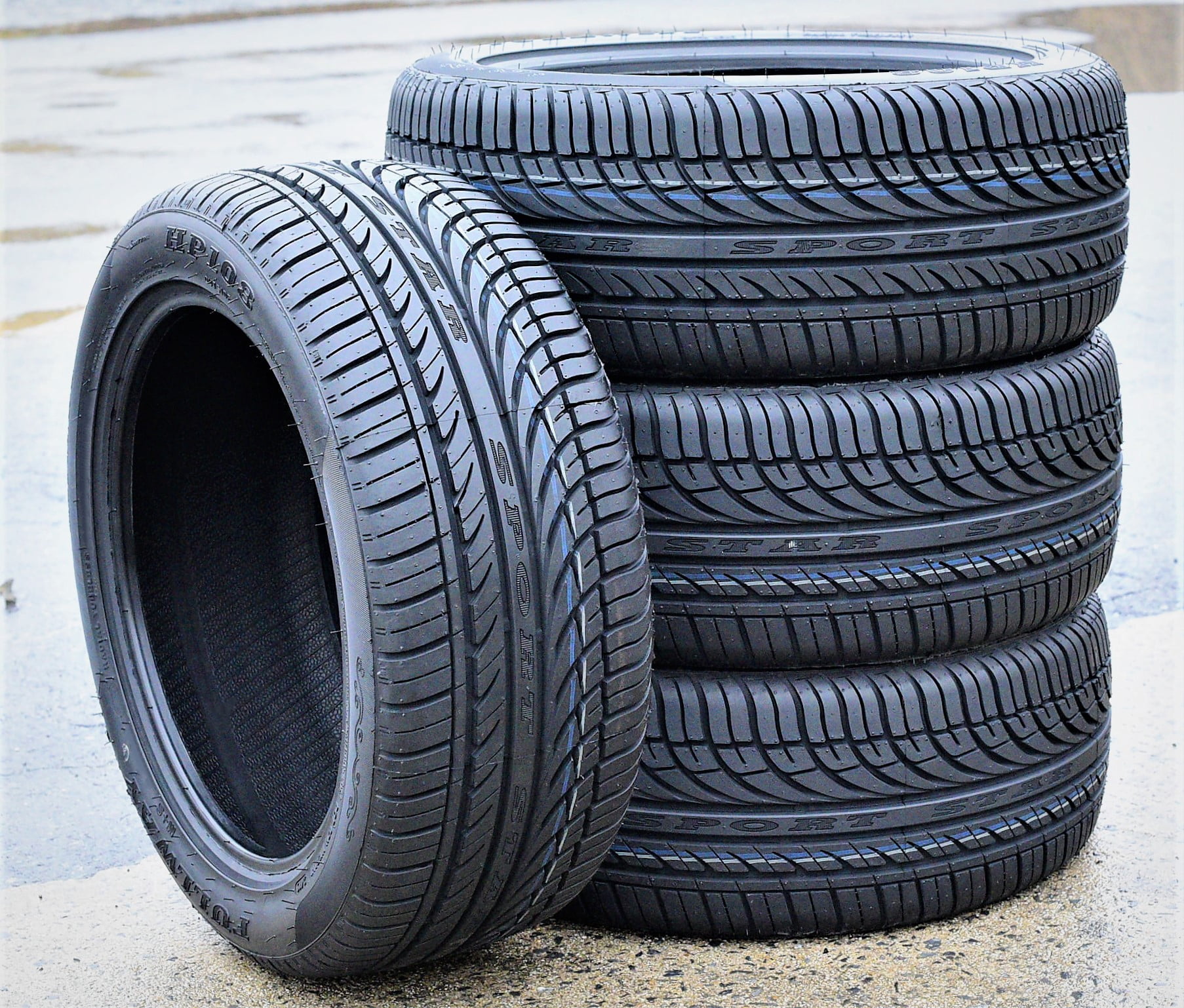 Set of 4 Fullway HP108 205/50R16 87V Performance a/s All Season Tires