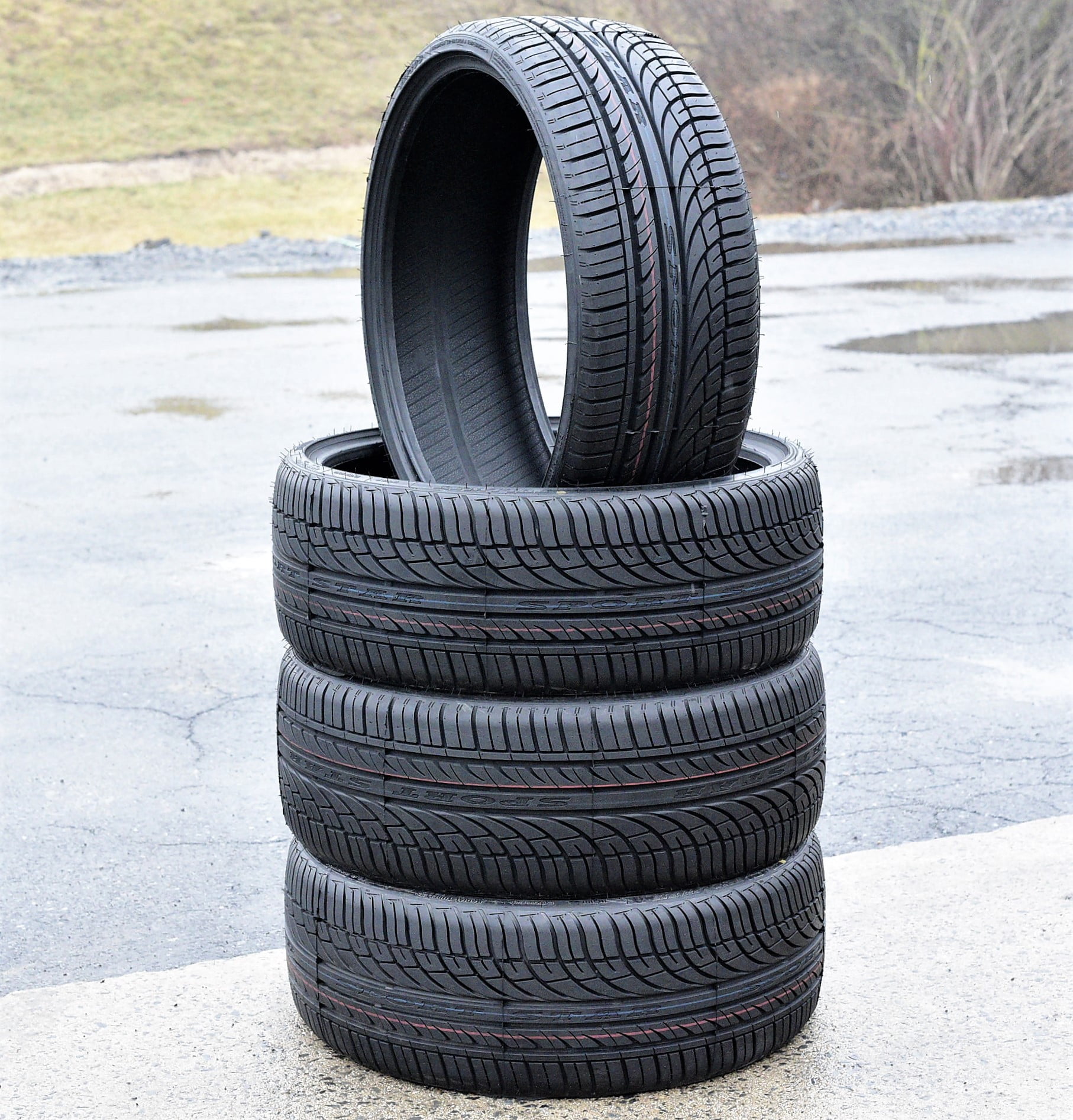 Set of 4 Fullway HP108 235/30ZR22 235/30R22 90W XL High Performance a/s All Season Tires
