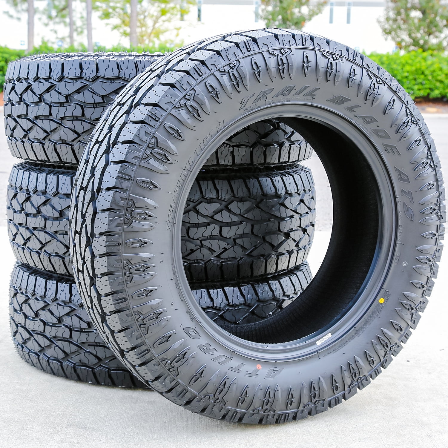 Set of 4 Atturo Trail Blade ATS 265/65R18 116T XL a/t All Terrain Tires