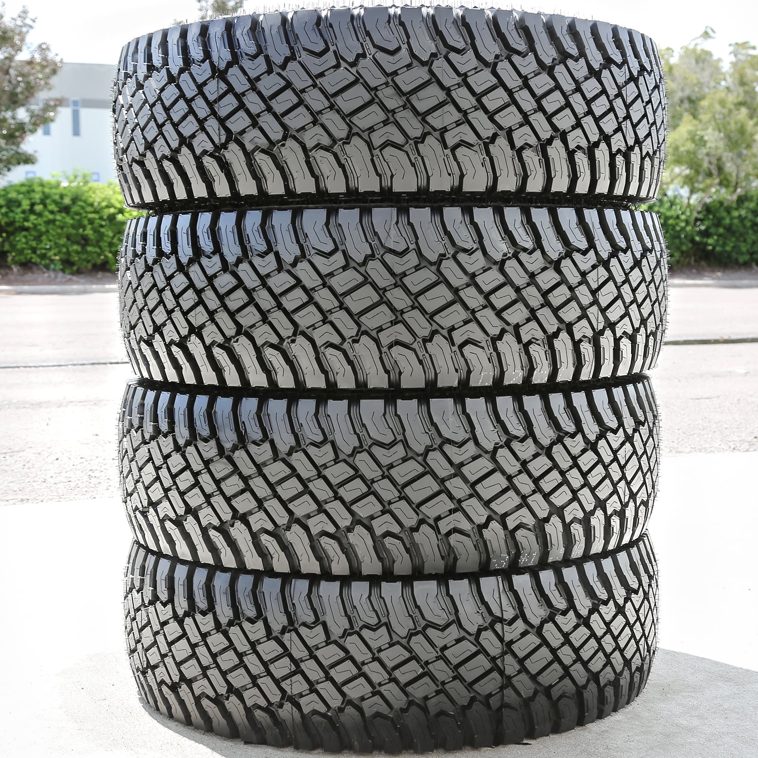 Set of 4 Atturo Trail Blade X/T 285/65R18 125/122Q E 10 Ply Extreme Terrain Light Truck Tires