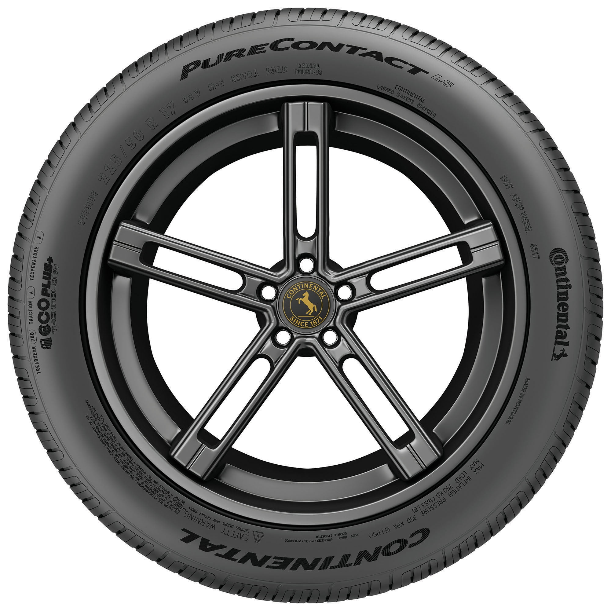 Continental PureContact LS All Season 215/60R16 95V Passenger Tire