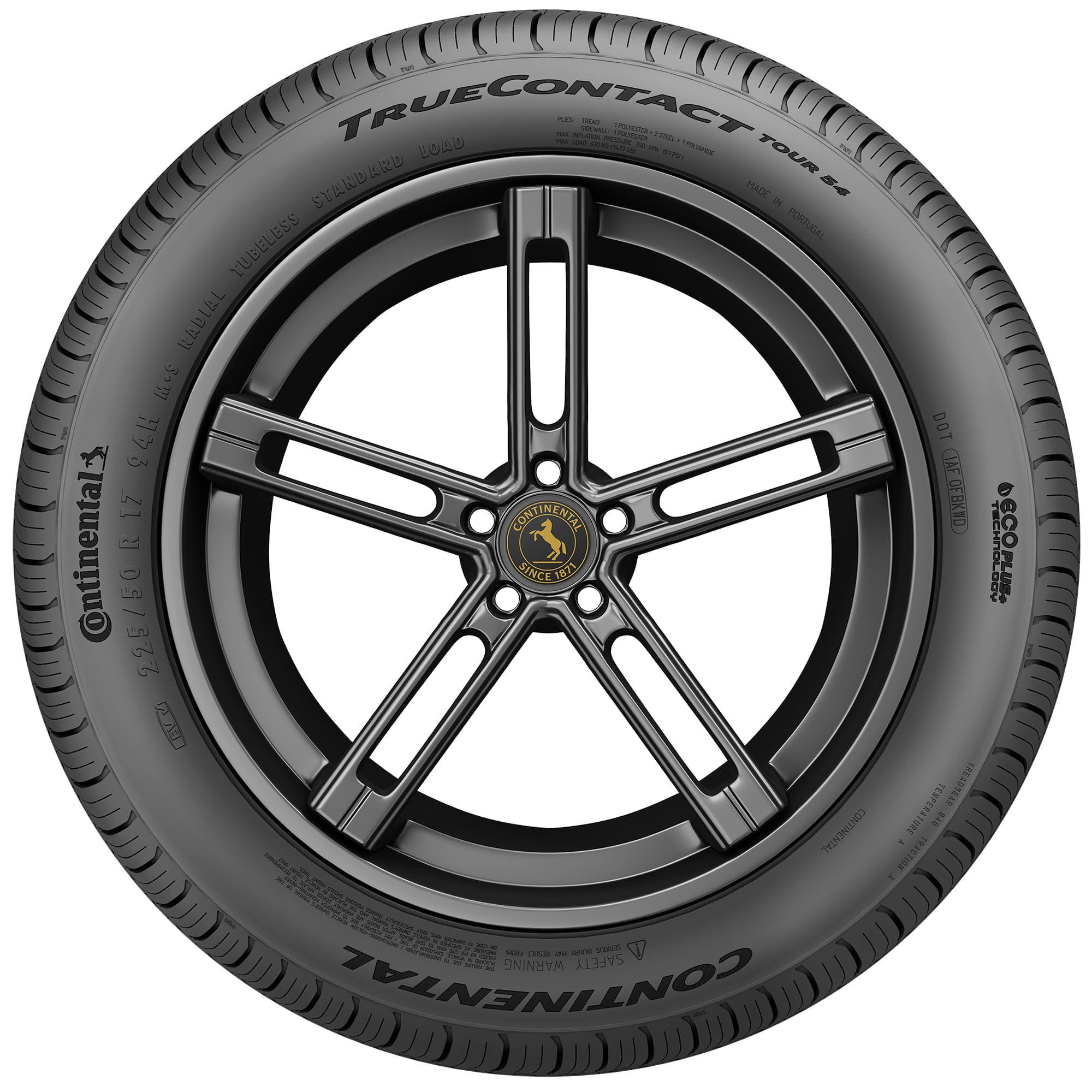 Continental TrueContact Tour 54 All Season 235/45R18 94V Passenger Tire