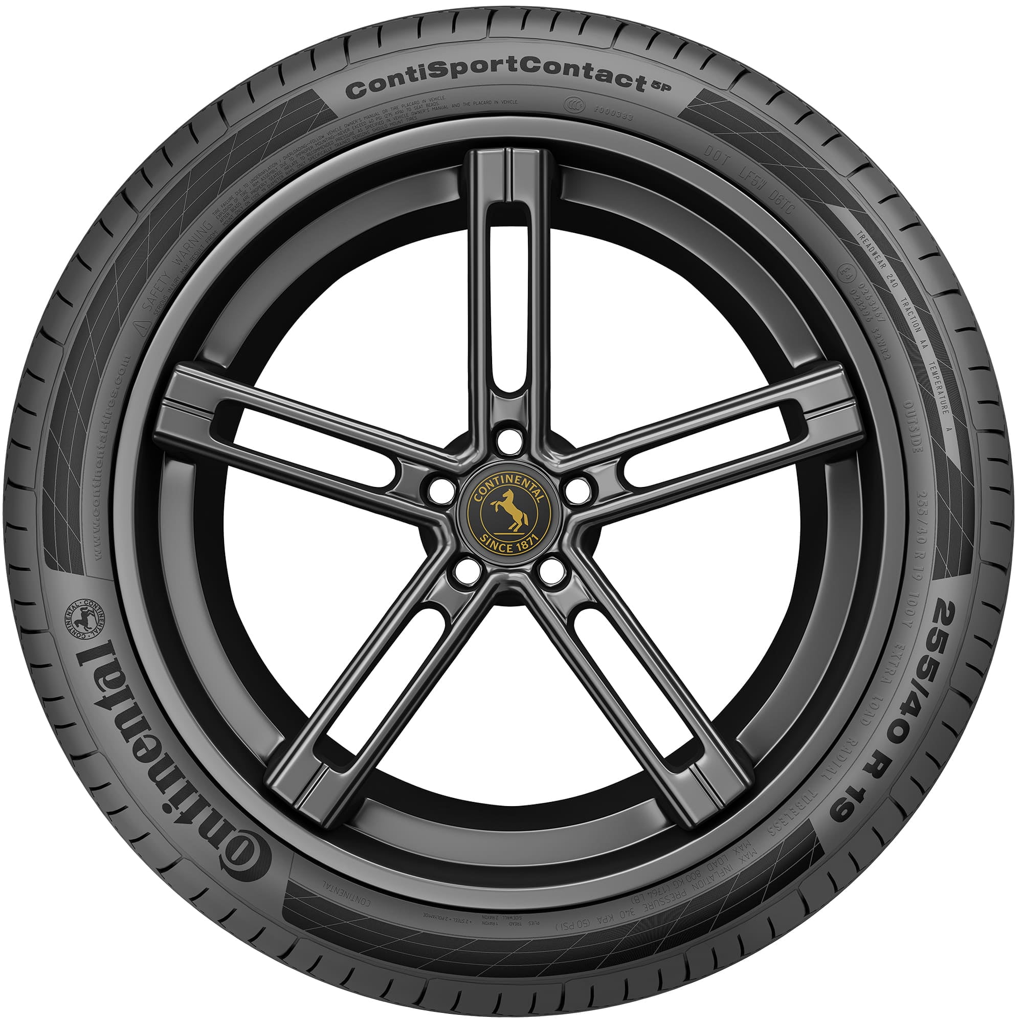 Continental ContiSportContact 5P UHP Summer 255/40ZR20 (101Y) XL Passenger Tire
