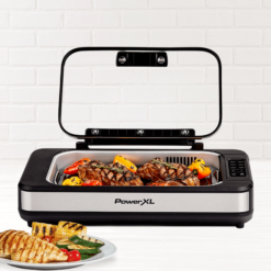 PowerXL Smokeless Grill Elite, AirFlow Technology, Smoke Capture Fan