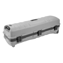 SKB Cases Deluxe ATA Hard Plastic Storage Wheeled Cart Golf Bag Travel Case, Extra Large - Grey