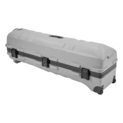 SKB Cases Deluxe ATA Hard Plastic Storage Wheeled Cart Golf Bag Travel Case, Extra Large - Grey