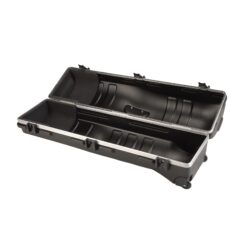 SKB Cases Deluxe ATA Hard Plastic Storage Wheeled Cart Golf Bag Travel Case, Large