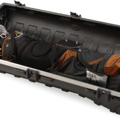 SKB Cases Deluxe ATA Hard Plastic Storage Wheeled Cart Golf Bag Travel Case, Small