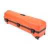 SKB Cases Deluxe ATA Hard Plastic Storage Wheeled Cart Golf Bag Travel Case, Extra Large - Orange