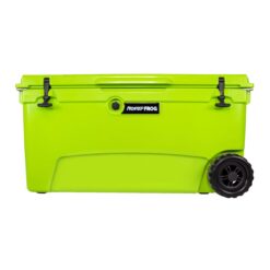 Original 110 Quart Ice Chest Heavy Duty High Performance Roto-Molded Commercial Grade Insulated Cooler with Wheels, Original Green