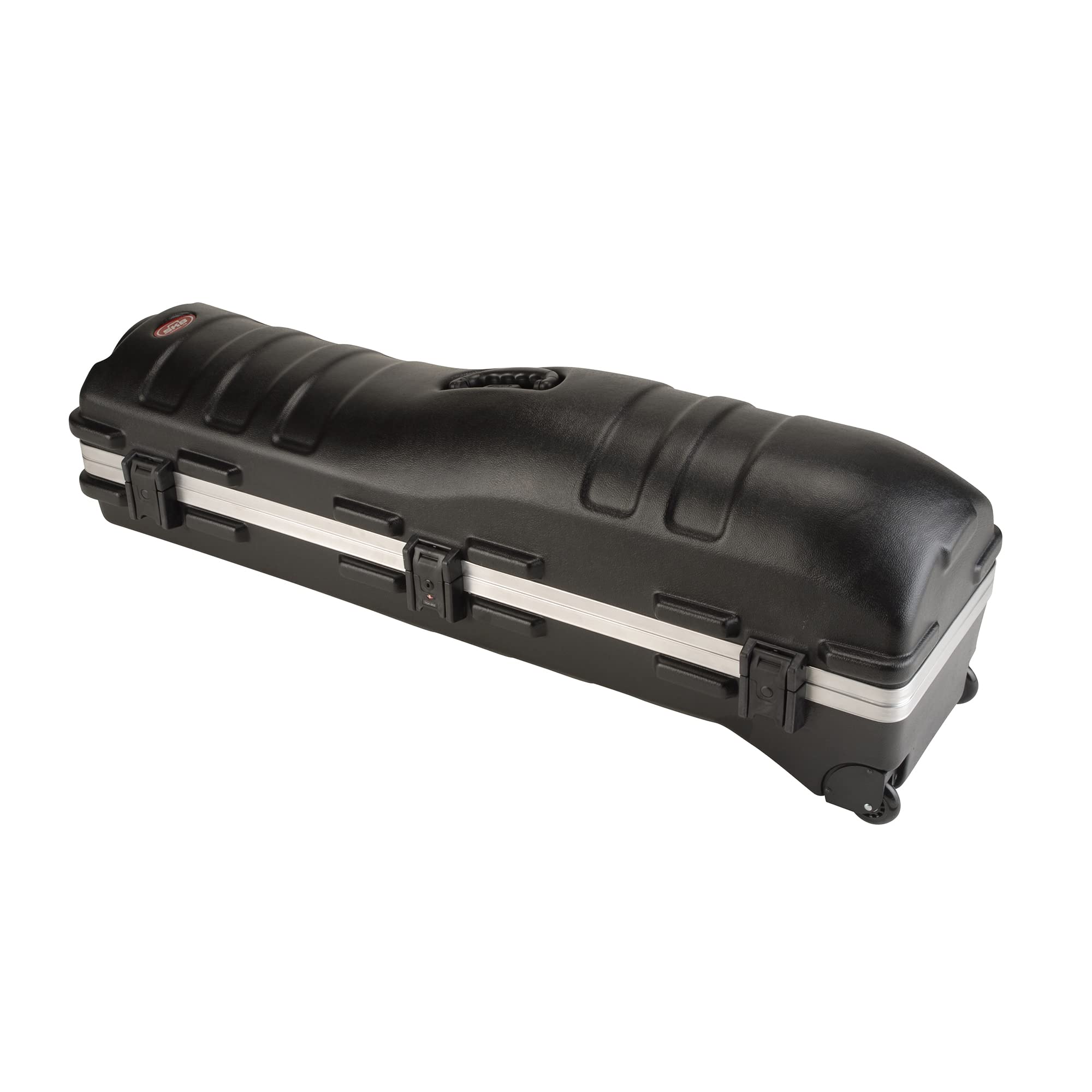 SKB Cases Deluxe ATA Hard Plastic Storage Wheeled Cart Golf Bag Travel Case, Large