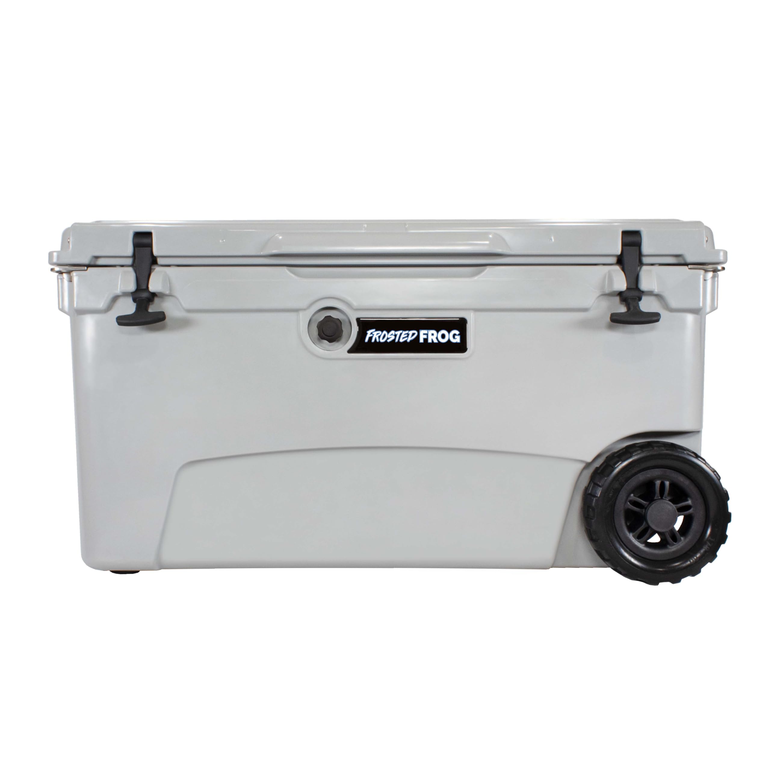 Original 110 Quart Ice Chest Heavy Duty High Performance Roto-Molded Commercial Grade Insulated Cooler with Wheels, Gray
