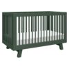 Babyletto Hudson 3-in-1 Convertible Baby Crib with Toddler Bed & Daybed Conversion - Forest Green