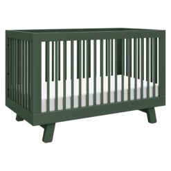 Babyletto Hudson 3-in-1 Convertible Baby Crib with Toddler Bed & Daybed Conversion - Forest Green