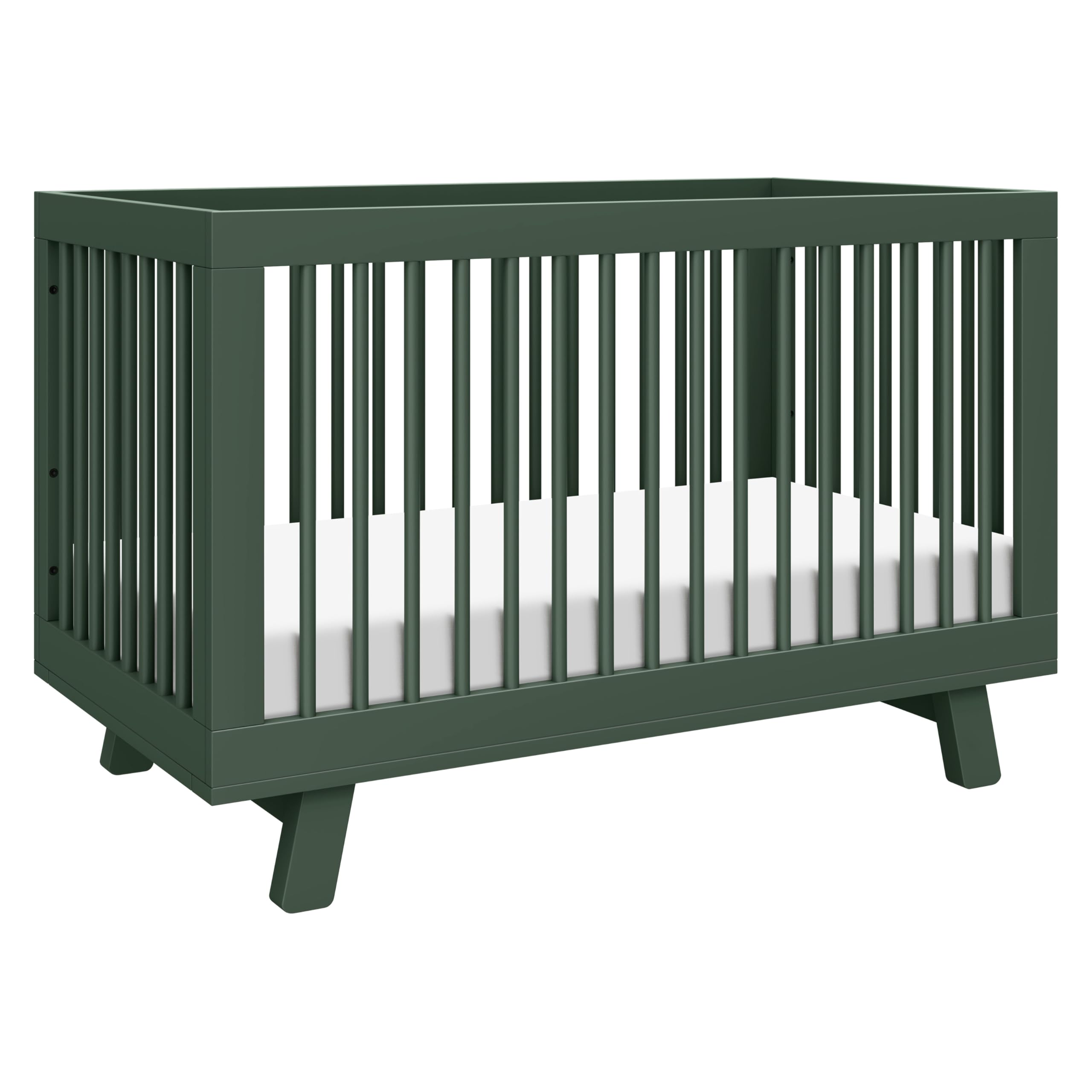 Babyletto Hudson 3-in-1 Convertible Baby Crib with Toddler Bed & Daybed Conversion - Forest Green