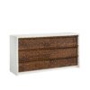 Sauder Harvey Park 6 Drawer Dresser for Bedroom Wooden Dressers & Chest of Drawers, in Soft White