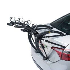 Saris Bones 3-Bike Trunk Rack Bicycle Carrier, Durable, Rust-Free, Anti-Sway Straps, Fits Most Vehicles