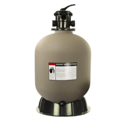 Rx Clear Radiant 24 Inch Sand Filter System | for In-Ground Swimming Pools Up to 33,000 Gallons | 6-Way Top Mount Filter Valve