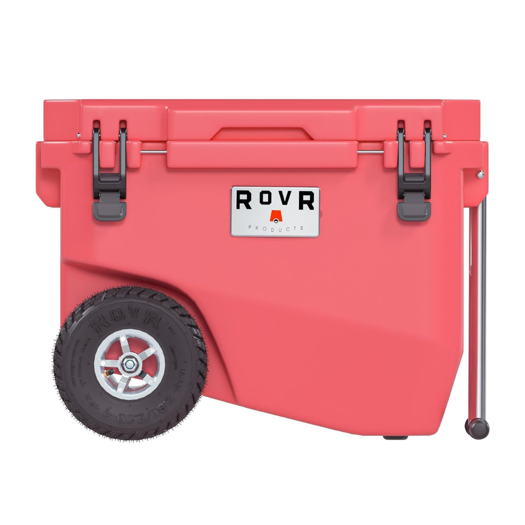 RovR Hard Cooler – Heavy Duty Insulated Cooler Box for Camping, Beach, Travel, Tailgating, Fishing, and Parties, Coral