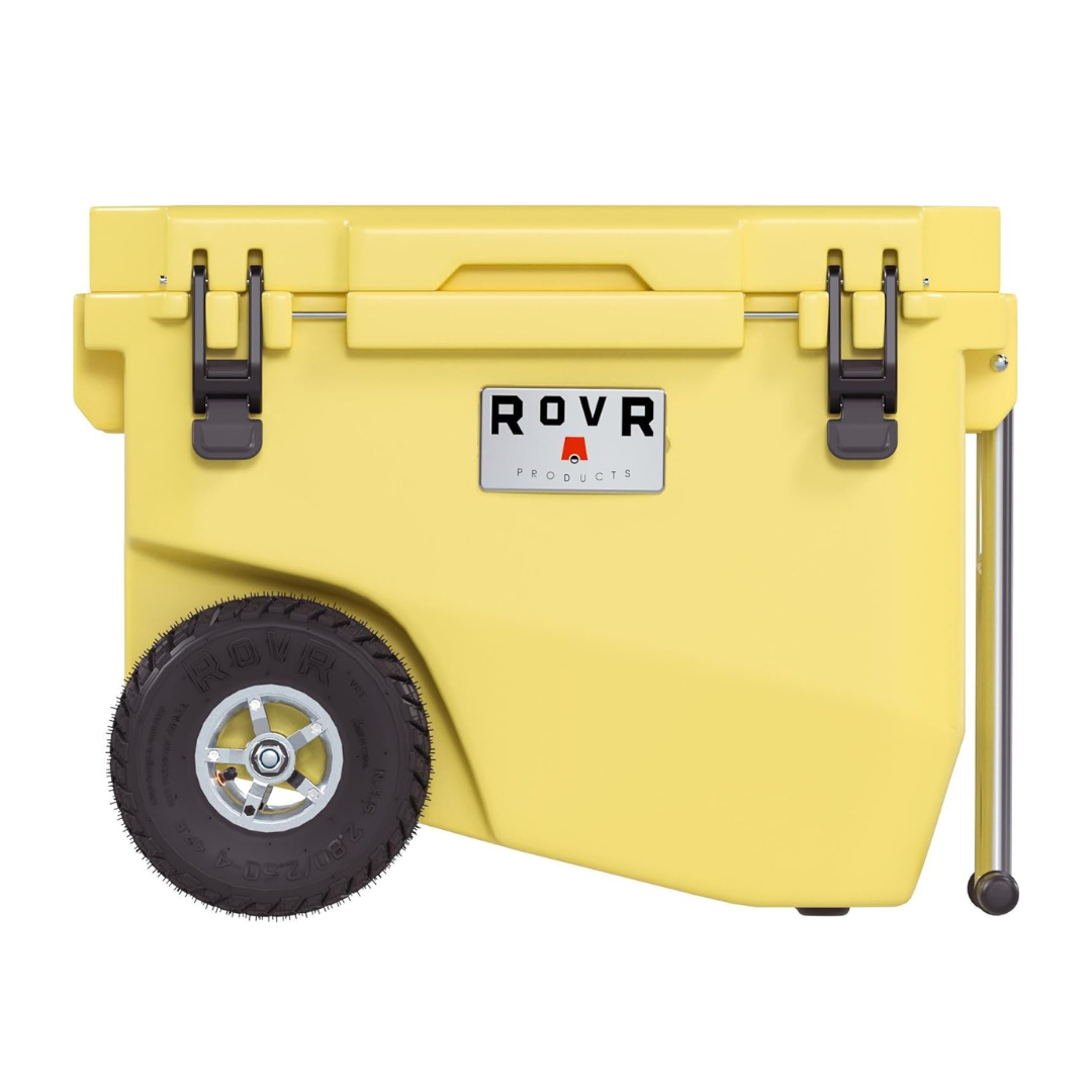 RovR Hard Cooler – Heavy Duty Insulated Cooler Box for Camping, Beach, Travel, Tailgating, Fishing, and Parties, Sunny Side
