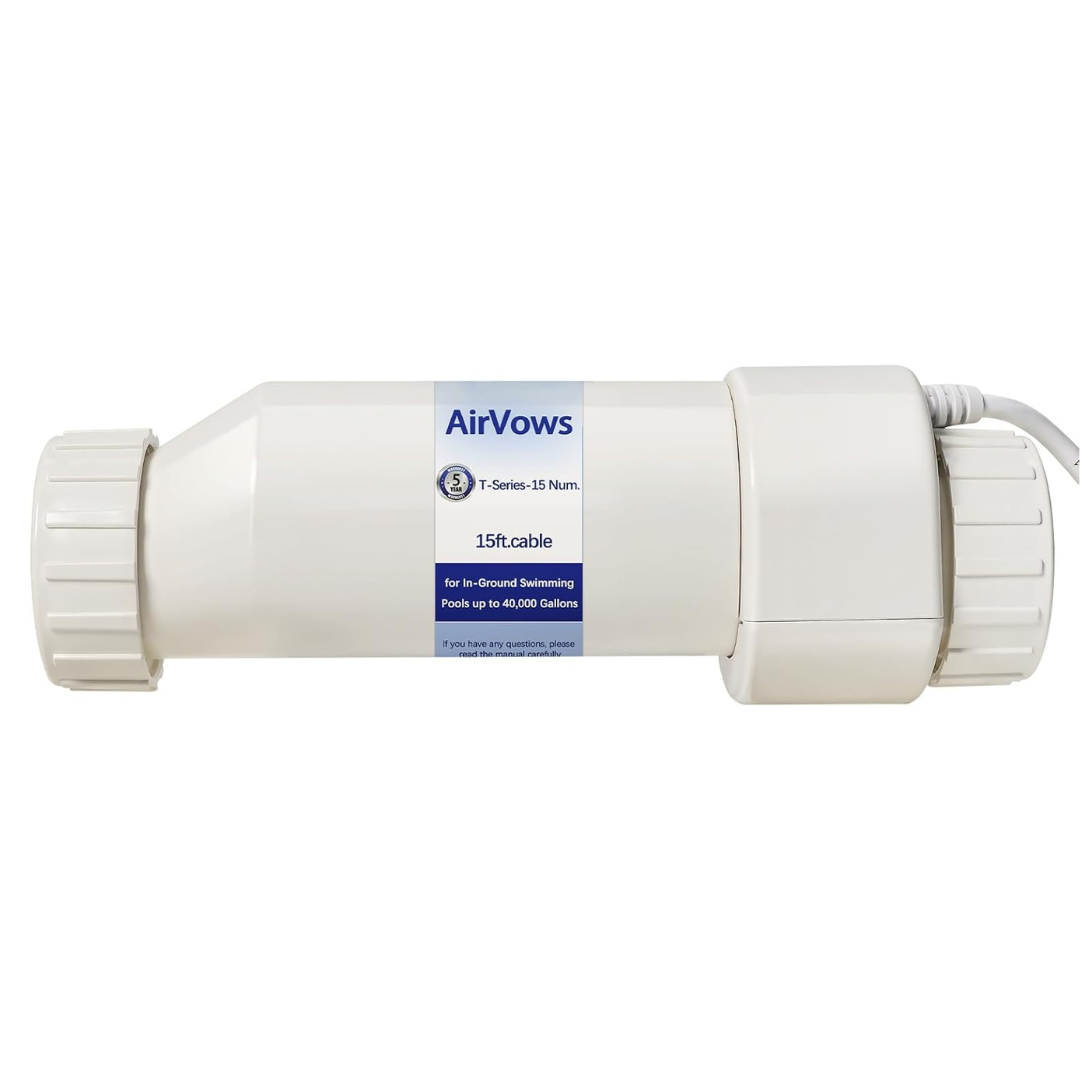 Salt Cell T15 Series Compatible with Hayward T15 Cell for Pool up to 40,000 Gallons,Compatible with AquaRite,SwimPxxx,ProLogxx,AquaPlus