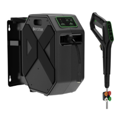 Electric Pressure Washer, 5500 PSI 3.8 GPM Wall Mounted Power Washer, 100 FT Retractable Hose