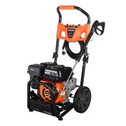 Genkins GPW3200 Gas Powered Foldable Pressure Washer 3200 PSI and 2.5 GPM, Soap Tank and Five Nozzle Set