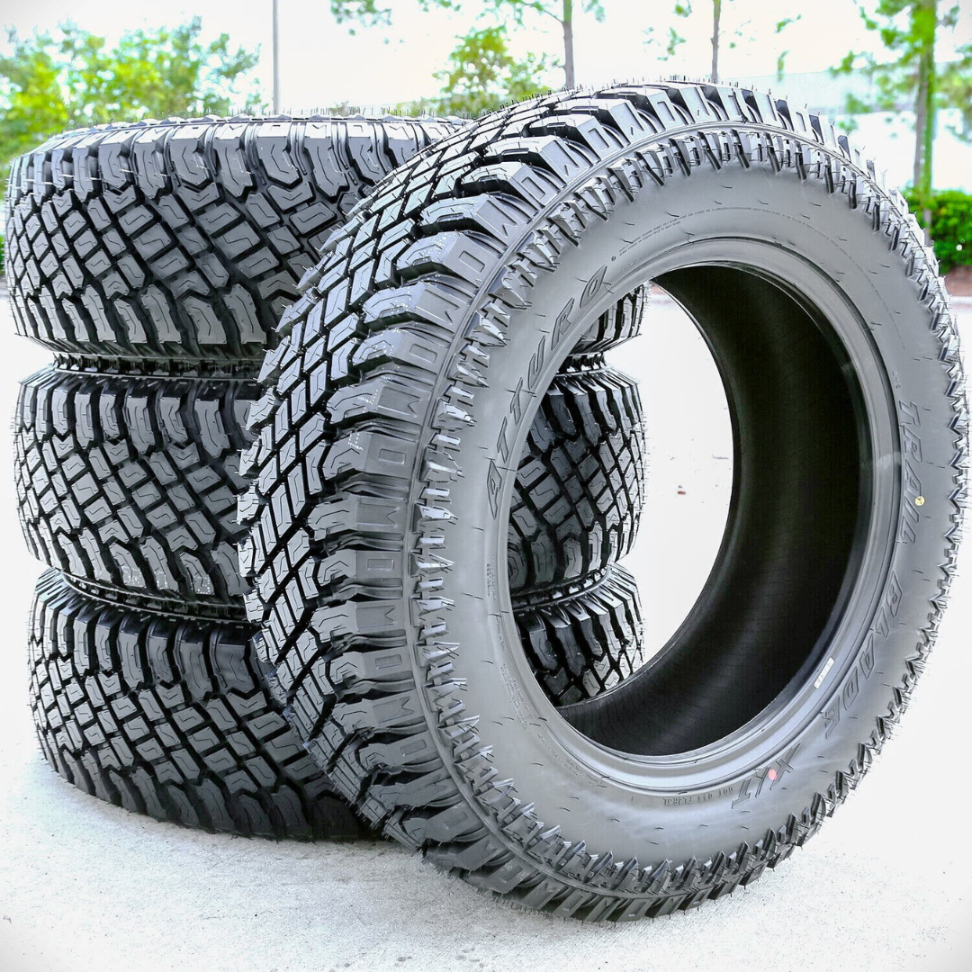 Set of 4 (FOUR) Atturo Trail Blade X/T 275/55R20 117S XL AT A/T All Terrain Tires